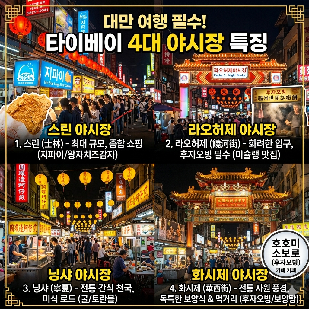 타이페이 4대 야시장