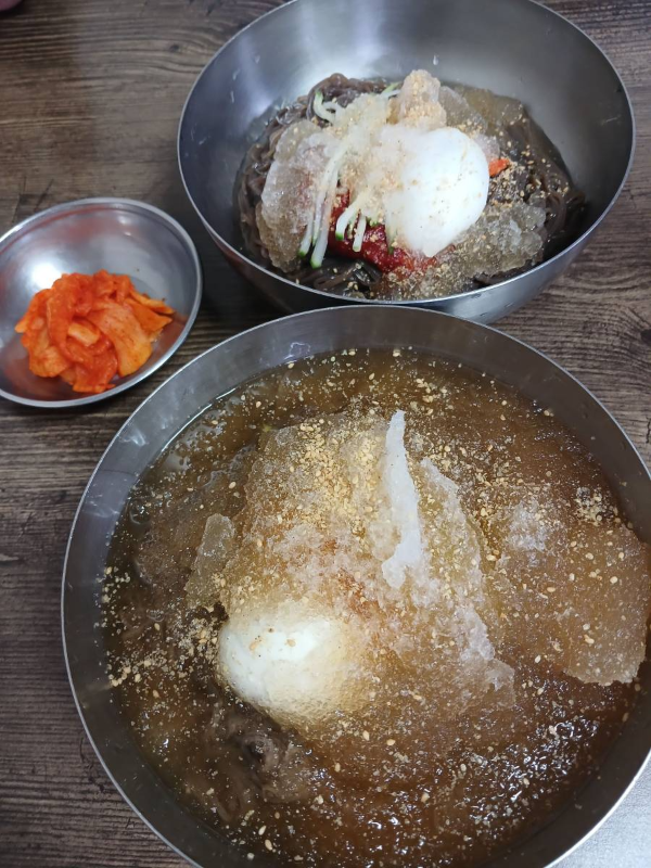 원조사철냉면 오늘메뉴