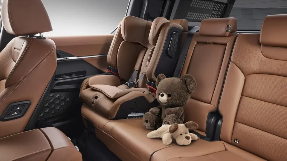 실용성을 강조한 KGM 무쏘 EV의 실내 공간