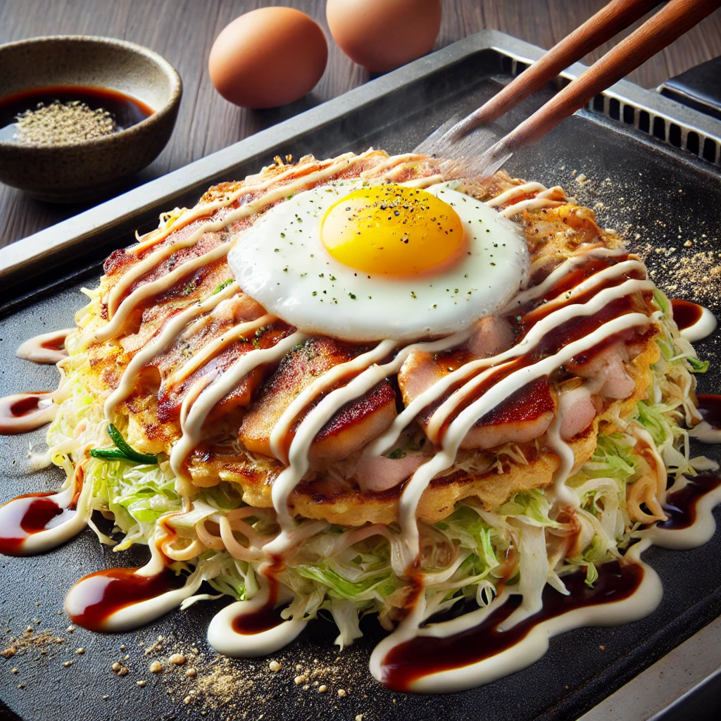 히로시마 스타일 오코노미야키