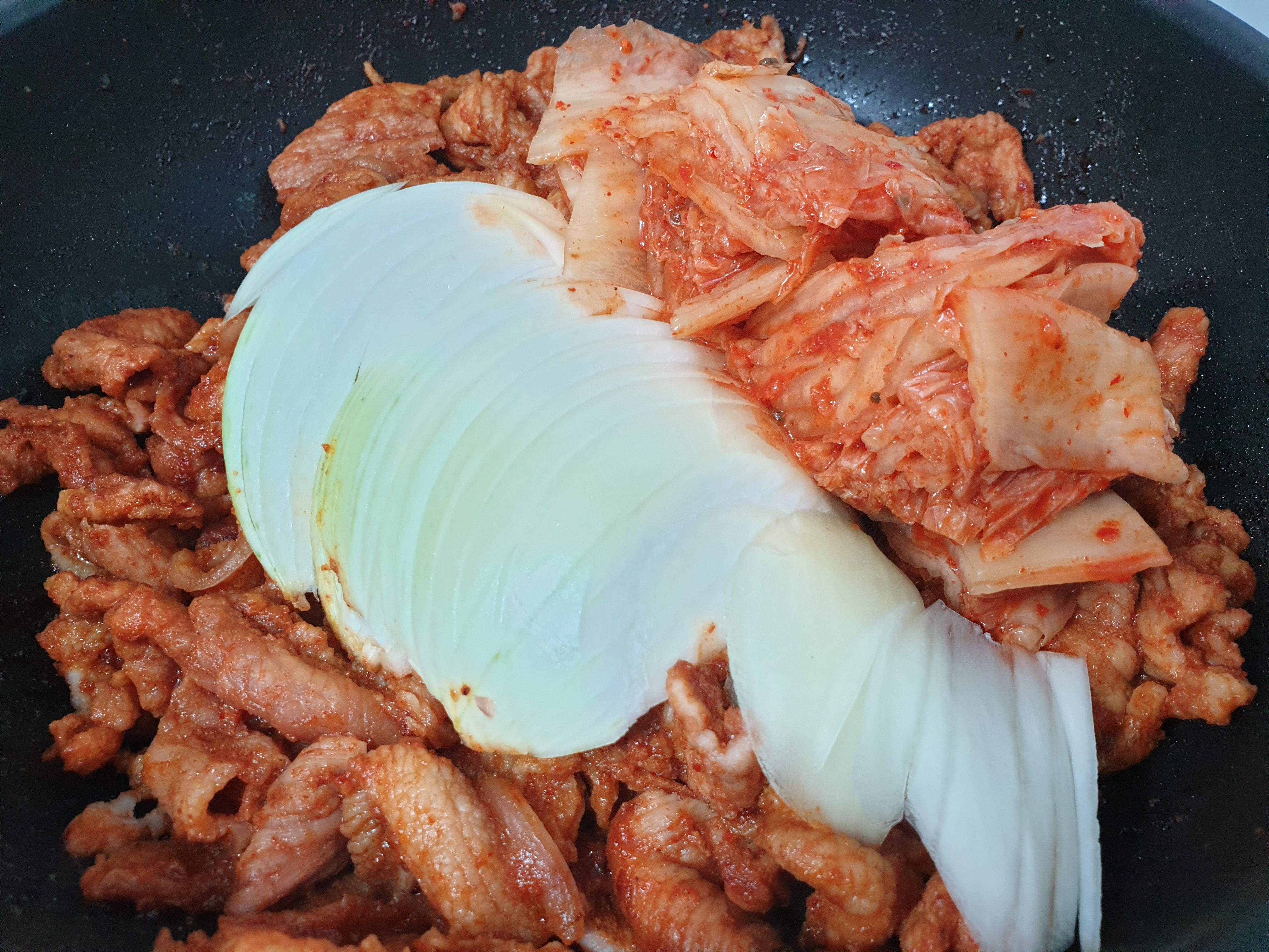 양파,김채 넣기