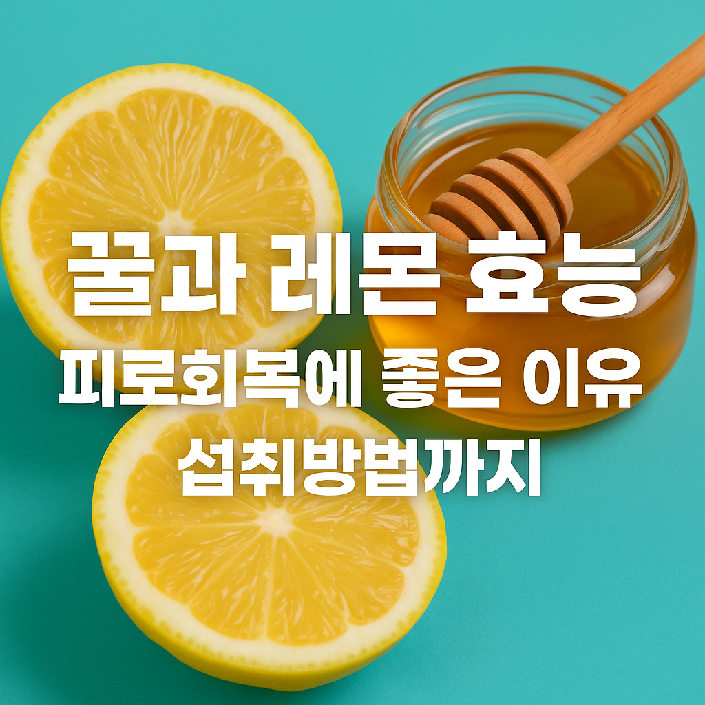 꿀과 레몬 효능