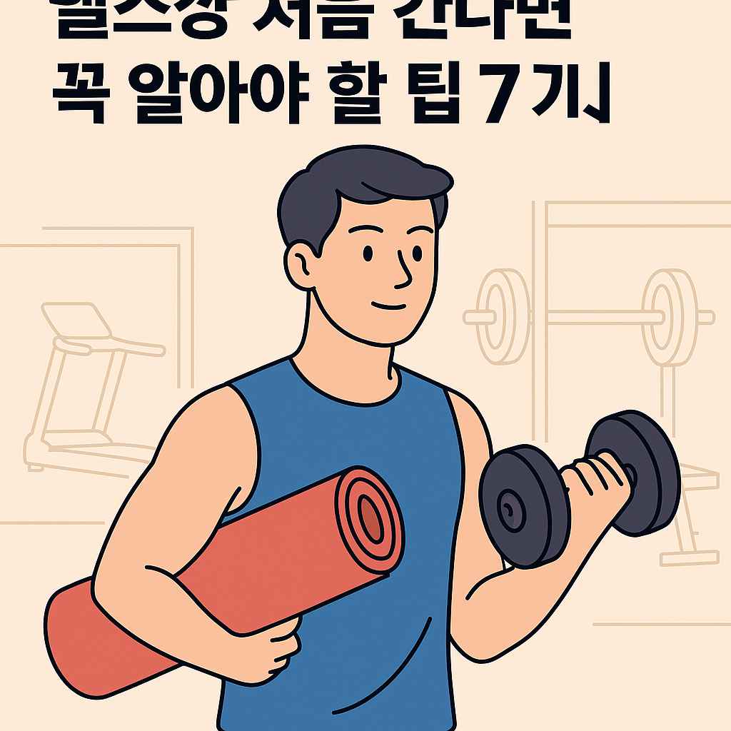 헬스장 처음 간다면 꼭 알아야 할 팁 7가지