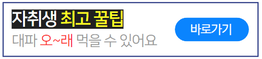 자취생-대파-오래먹는법