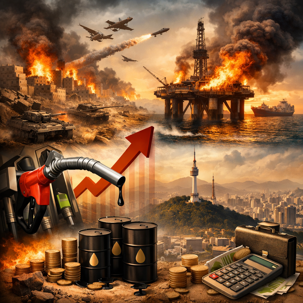 중동 전쟁 장기화, 한국 경제 비상…기름값 폭등 현실화되나? 정부 비상대응 총정리 관련 사진