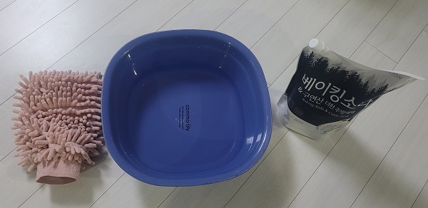 방충망청소에 필요한 도구