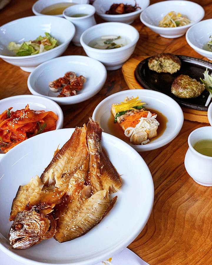 이만기 동네한바퀴 보성 녹차 한정식 맛집 녹차떡갈비 녹차전 녹차묵 소개