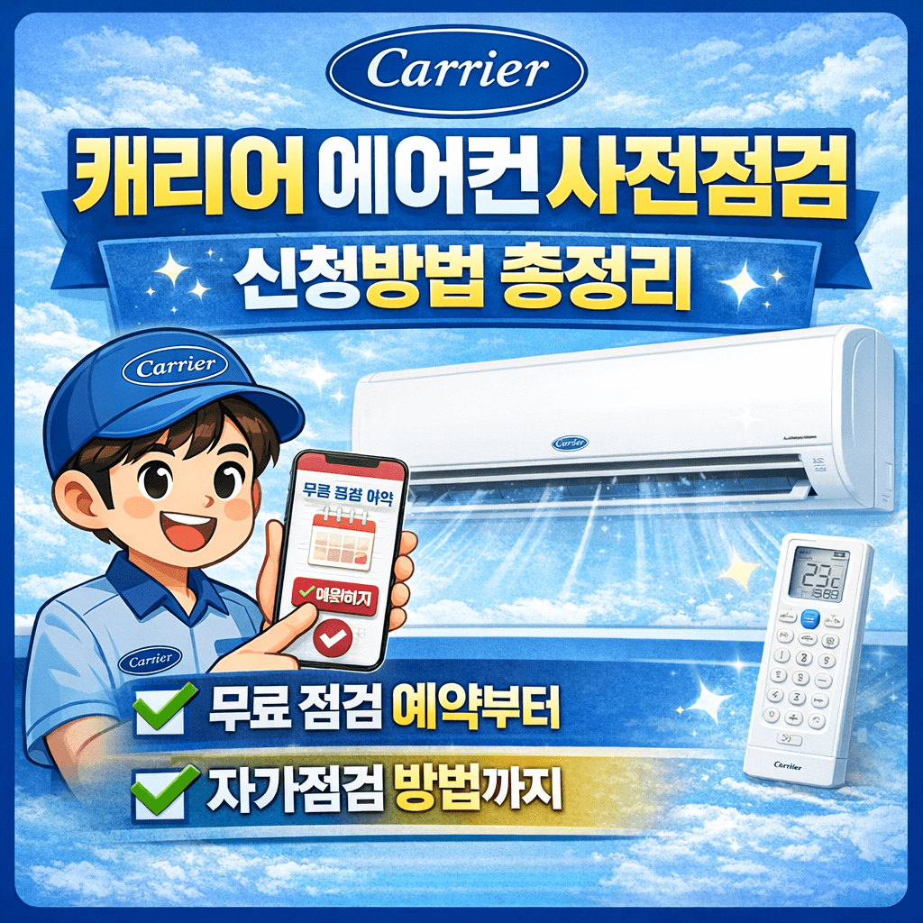 에어컨 사전점검 신청 방법 무료점검 총정리