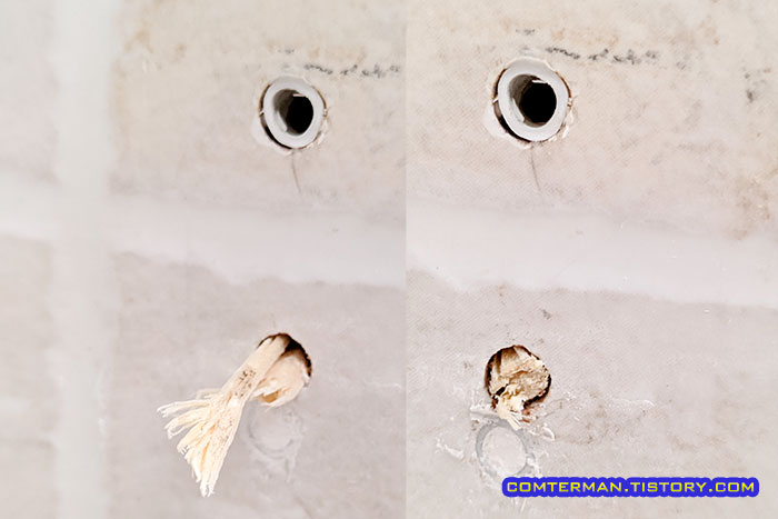 칼블럭 대체 나무 젓가락