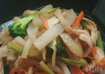 닭가슴살 곤약 잡채