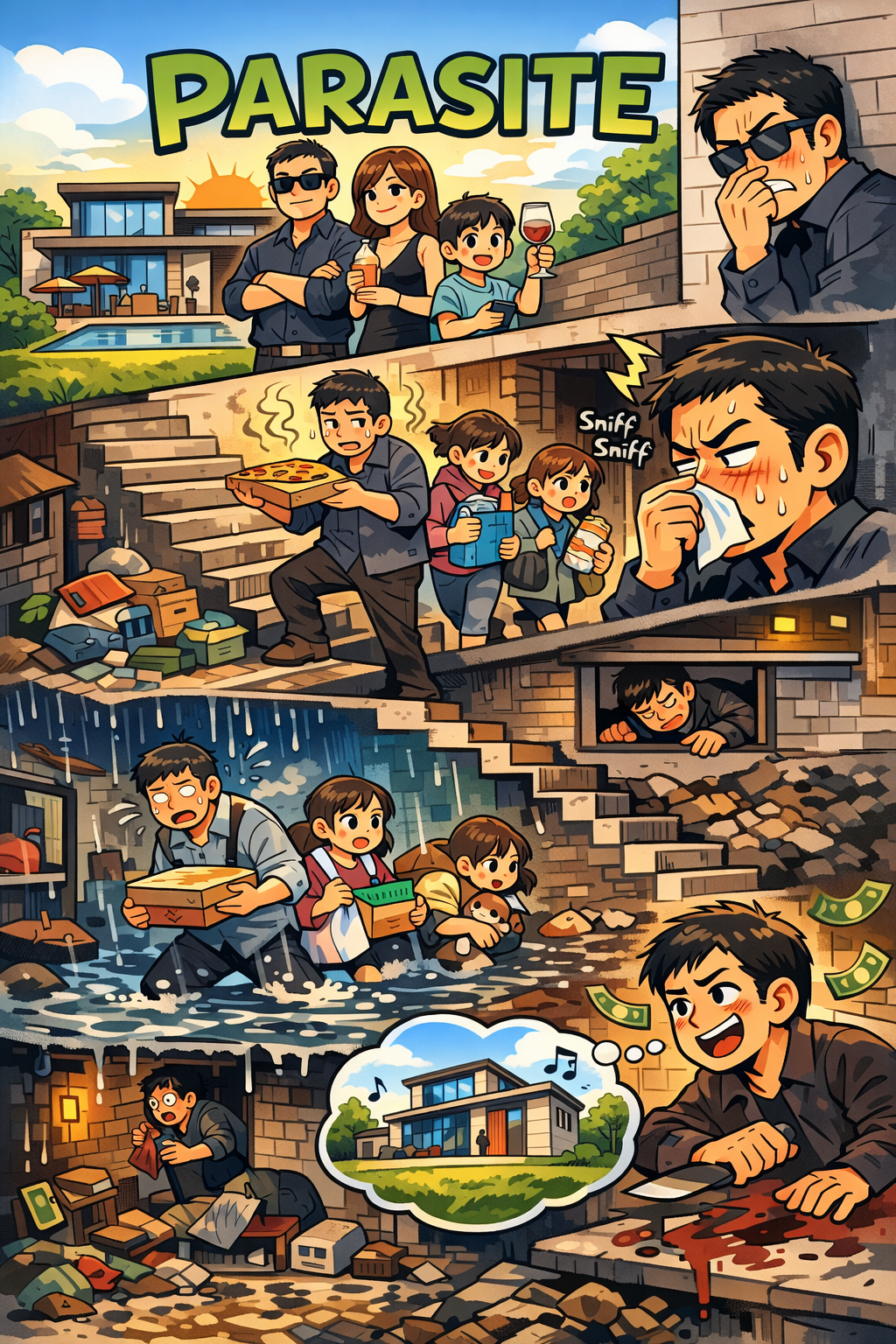 Parasite 영화 계급