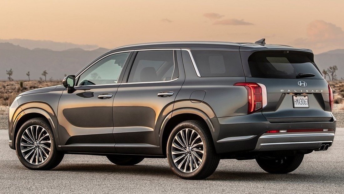 더뉴 팰리세이드 후측면