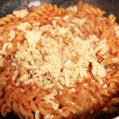 토마토 스파게티 만들기 치즈