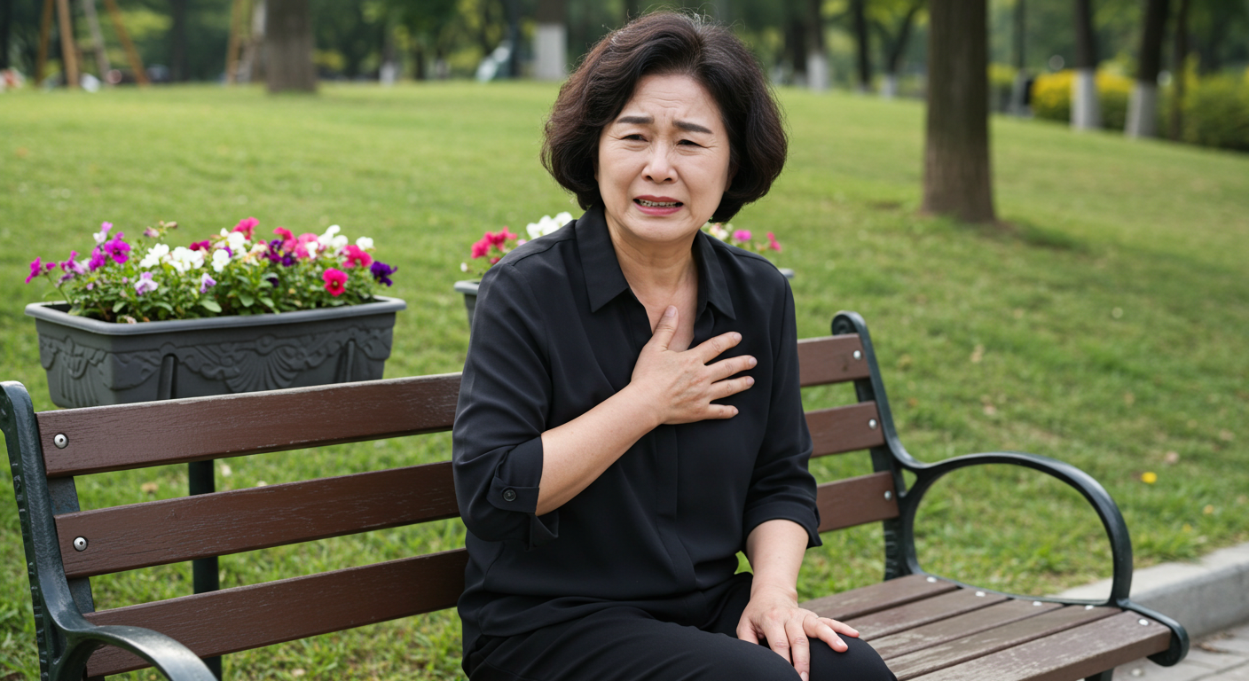 60대 여성 협심증 초기 증상 3