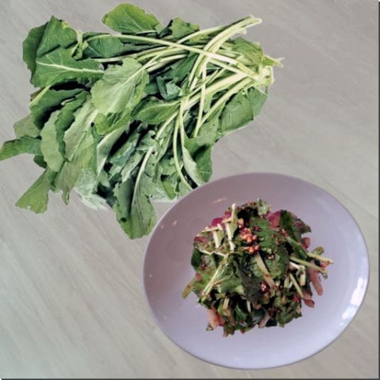 유채나물 먹는 법, 유채 나물 겉절이