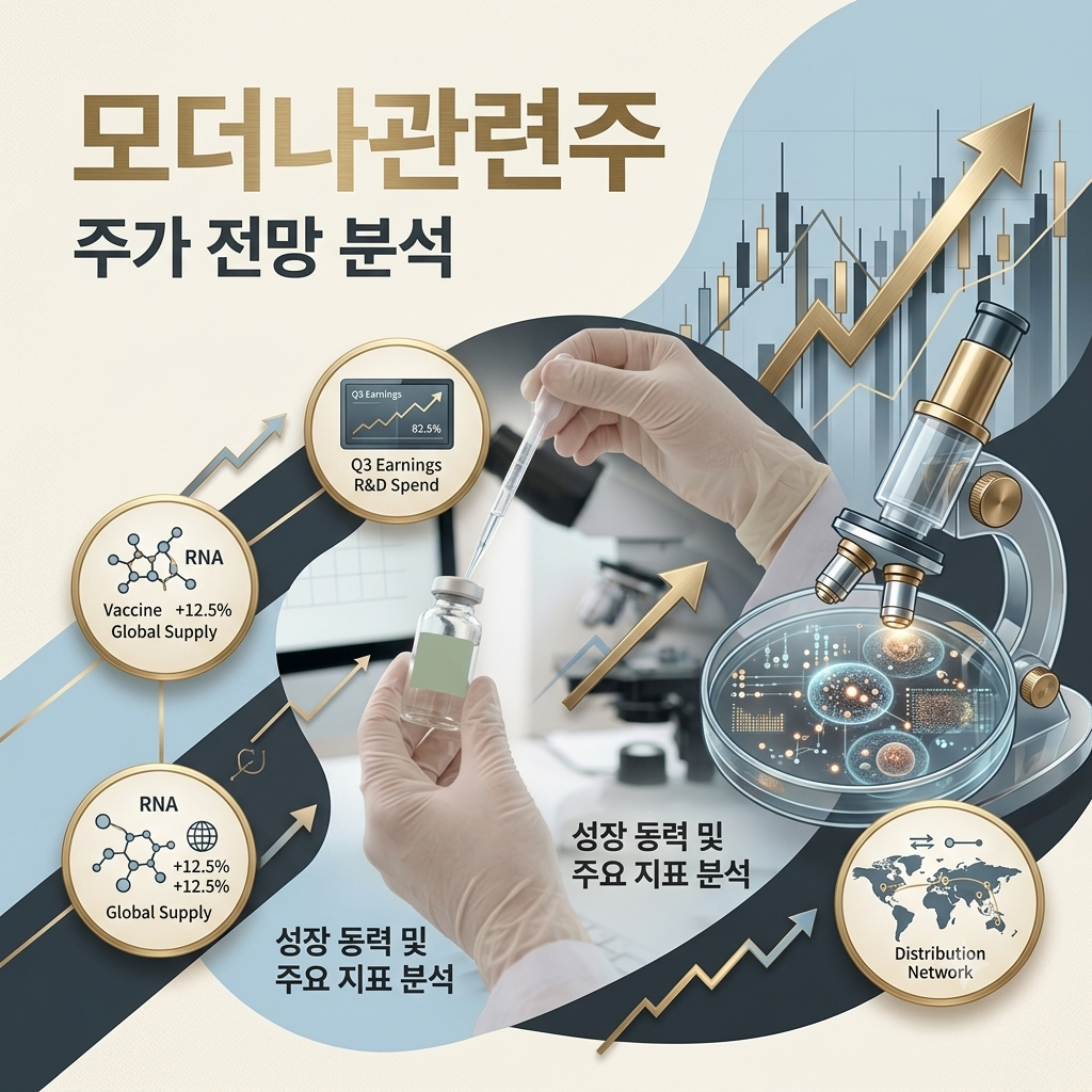 모더나관련주 주가 전망 2026|핵심 5개 종목과 투자 전략 총정리