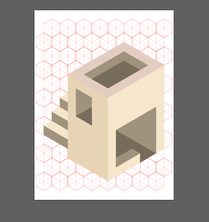 아이소매트릭 일러스트레이터 3d 일러스트 01