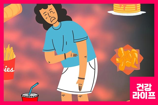 특정 음식이나 음식 유형을 소화할 수 없는 과민성 대장 증후군