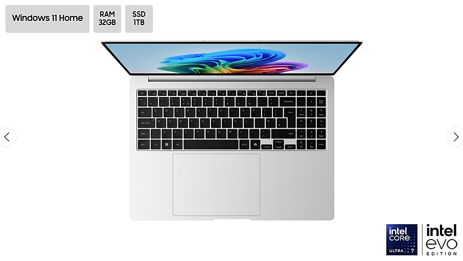 삼성전자 노트북, 랩탑 갤럭시북5 프로 40.6cm(16인치), 인텔 울트라7