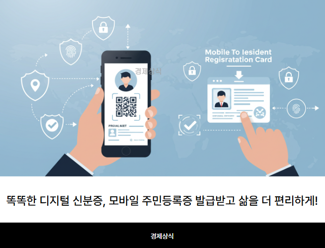 똑똑한 디지털 신분증, 모바일 주민등록증 발급받고 삶을 더 편리하게!