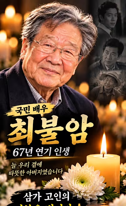 국민 아버지 최불암 별세 소식과 67년 연기 인생의 마지막 이야기 참고 이미지 2