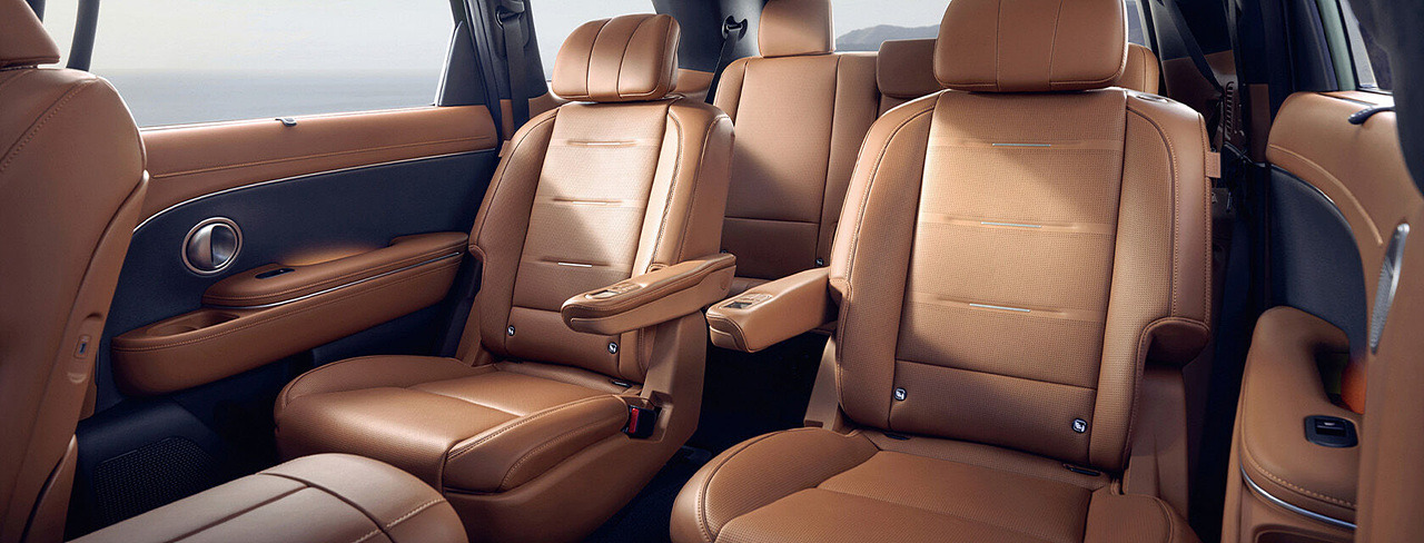 팰리세이드 하이브리드 내부 인테리어 공간 활용성