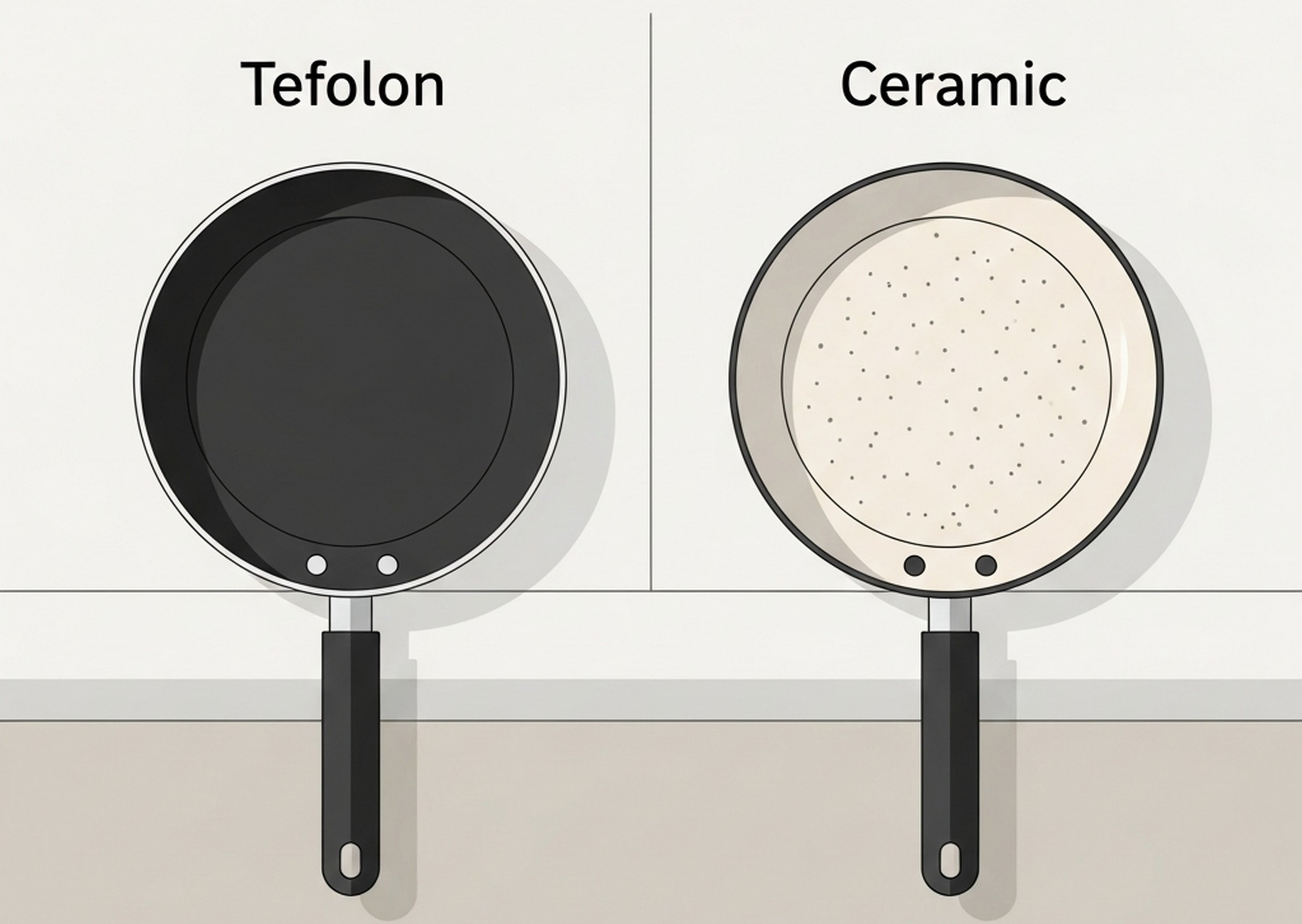 테프론 코팅 팬 비교
