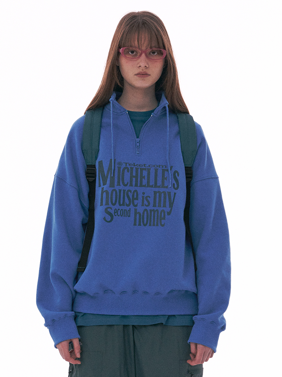 테켓 모자 반팔티 하프집업