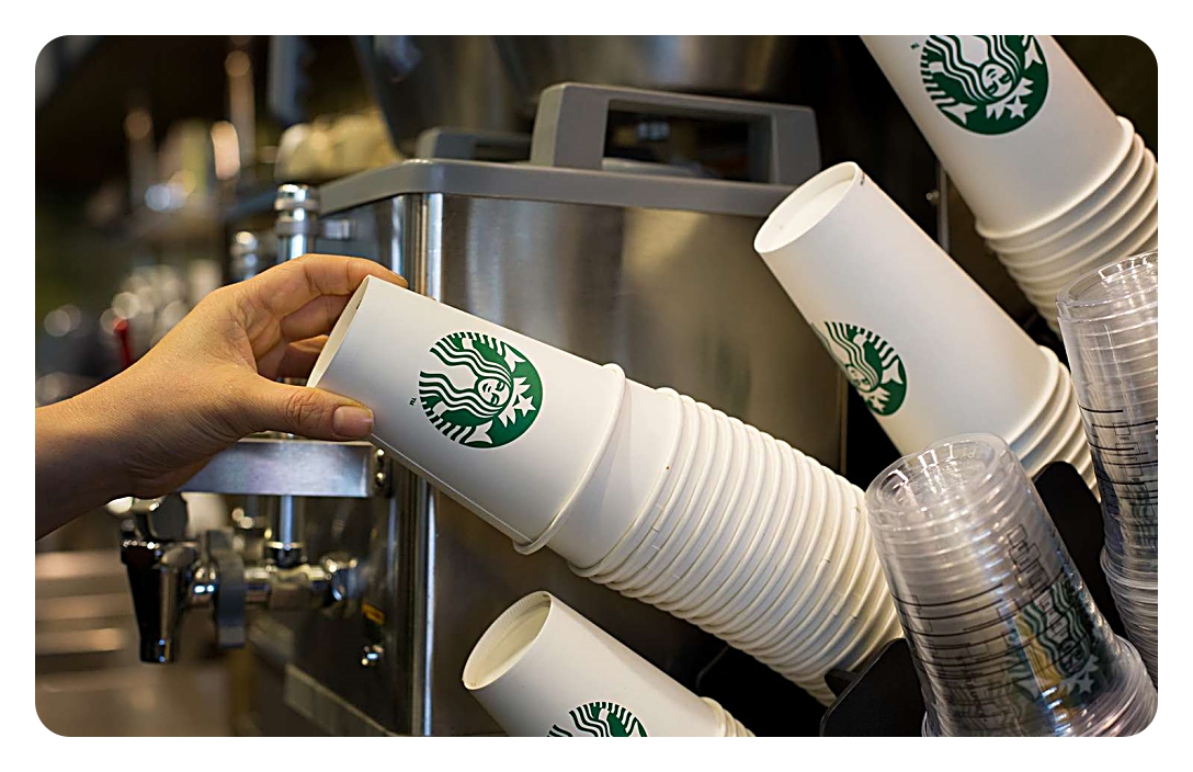 스타벅스 사이즈별 컵 비교(숏 톨 그란데 벤티)