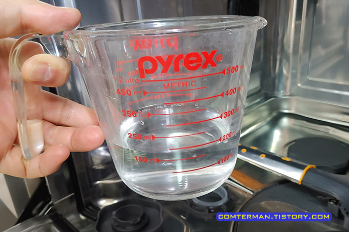 LG 식기세척기 연수장치 물보충량