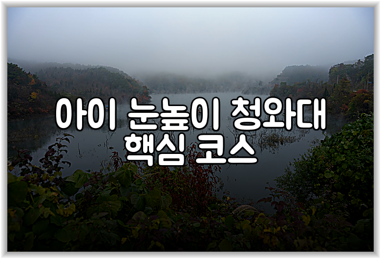 아이 눈높이 청와대 핵심 코스