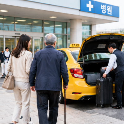 대중교통과 택시를 함께 이용하면 좋은 상황