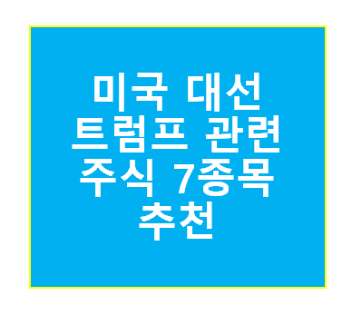 트럼프 관련주