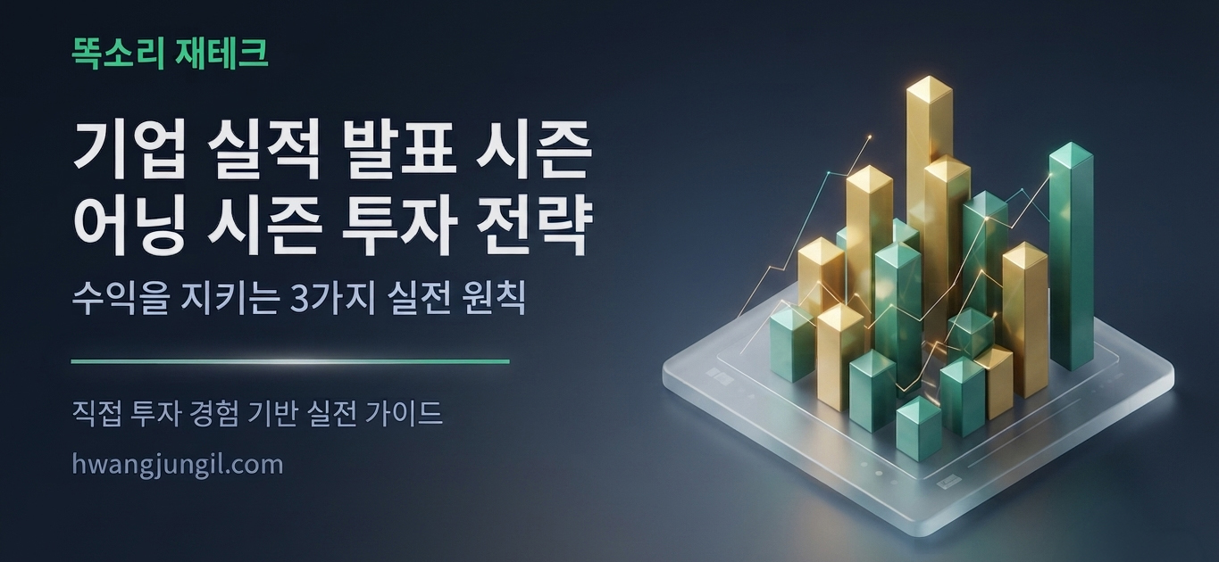 기업 실적 발표 시즌 어닝 시즌 투자 전략 대표 이미지