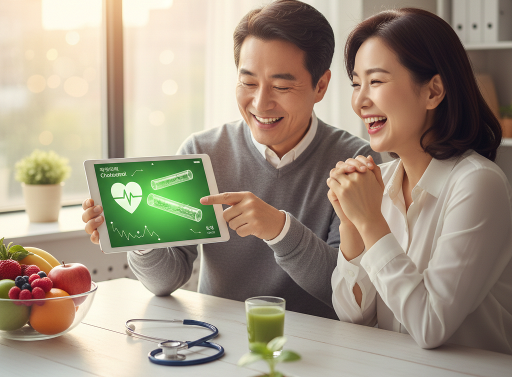 평소 건강 관리 하는 이미지