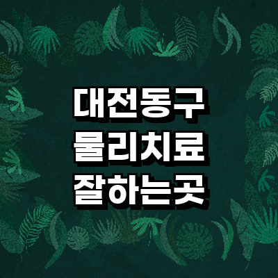 대전 동구 정형외과