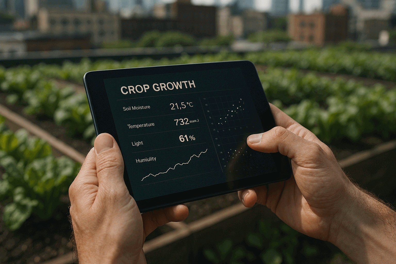 센서 데이터로 예측하는 옥상 작물의 성장 패턴