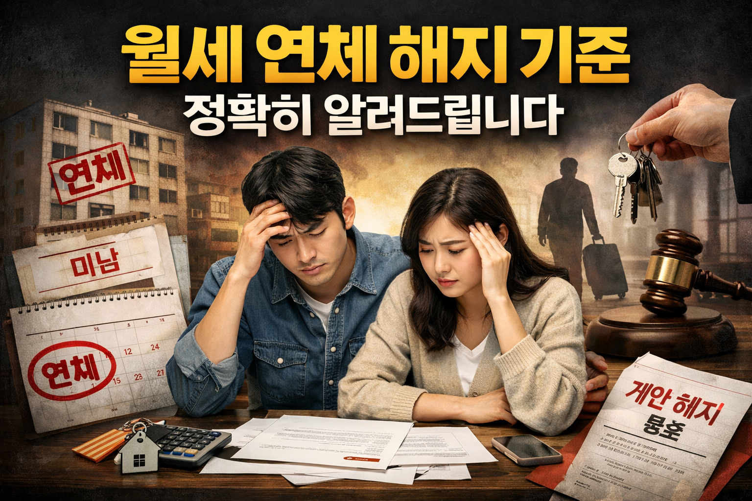 월세 연체 해지 기준