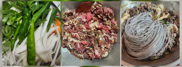 불고기 전골 조리순서