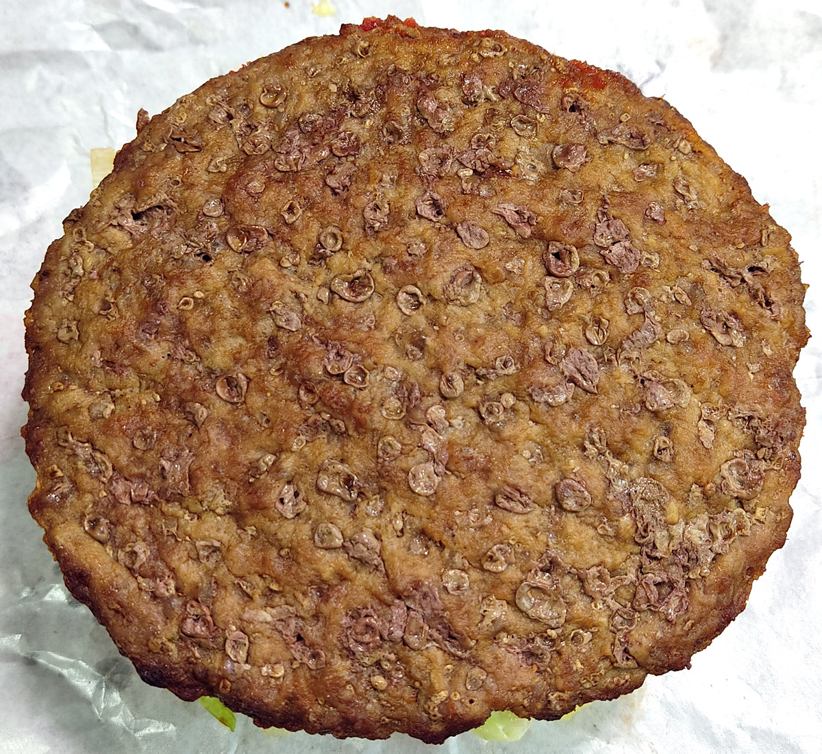 와퍼 패티 하단