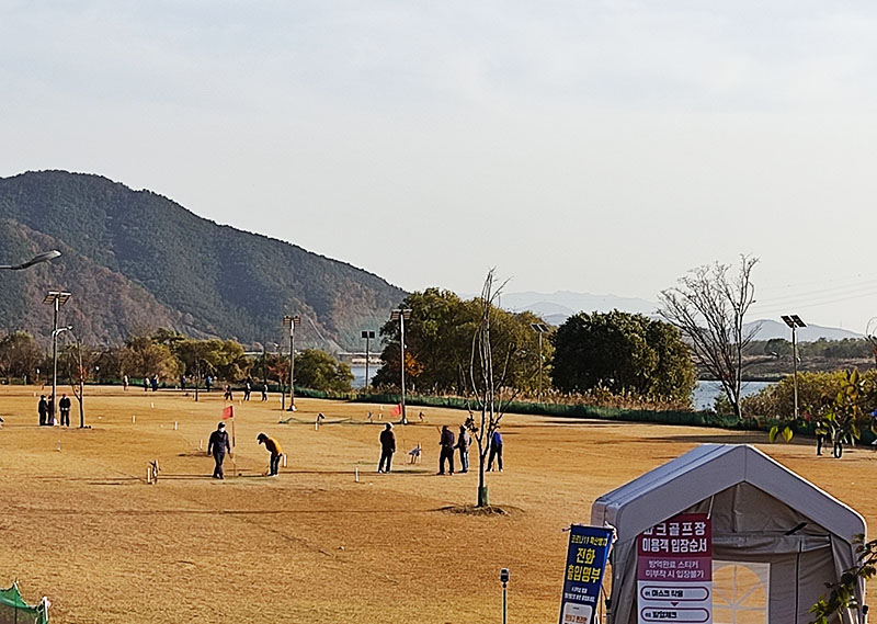 대구	논공읍 달성보파크골프장 소개