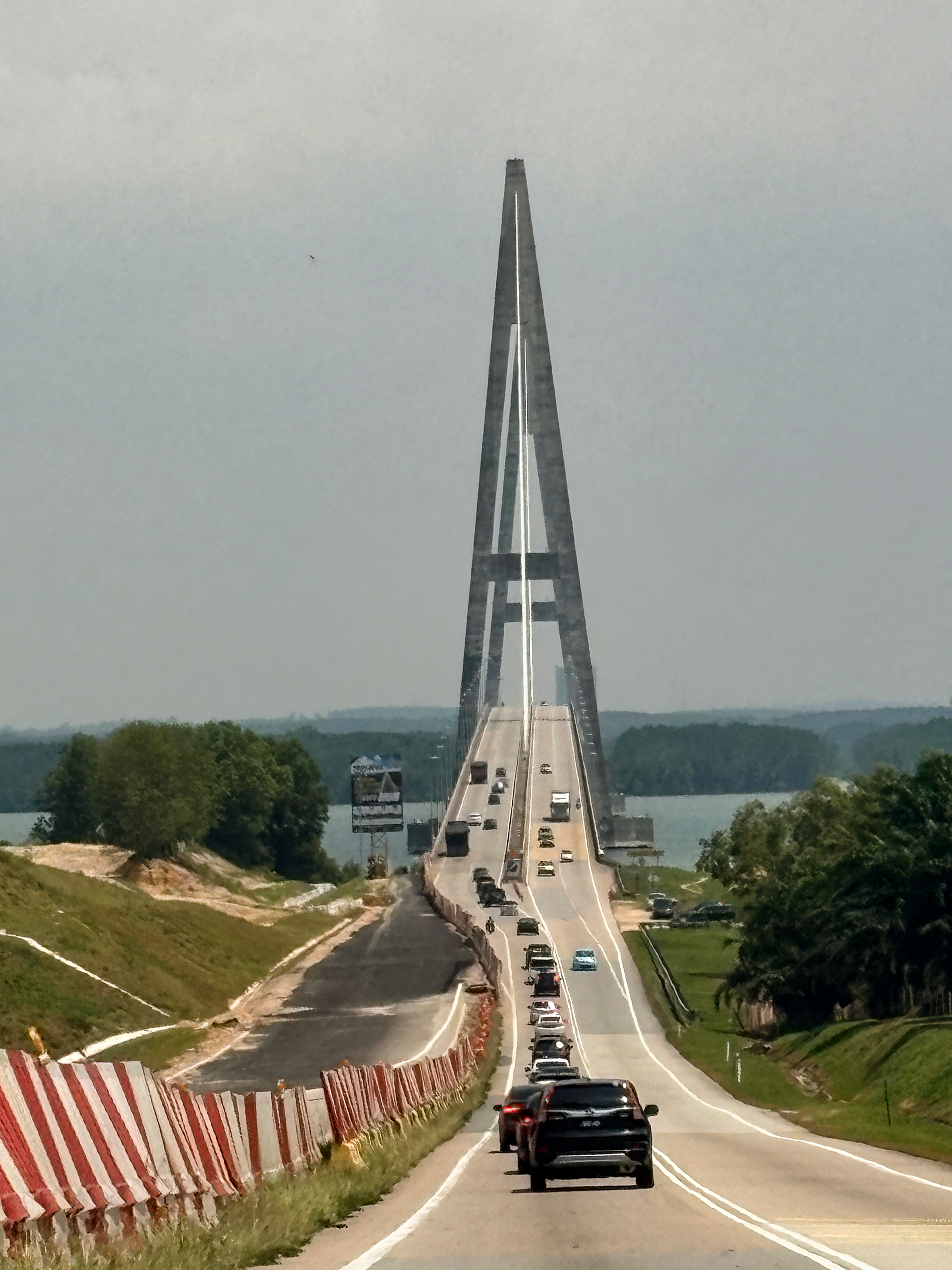 조호르 강 다리(Sungai Johor Bridge) 전경