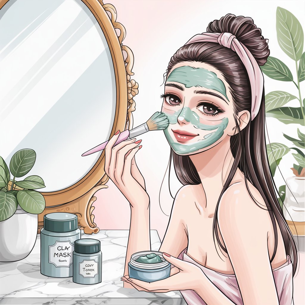 클레이 마스크 팩 홈케어