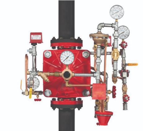 준비작동식 스프링클러 설비 (Pre-action Valve Sprinkler System), 솔레노이드밸브, Solenoid Valve, Pre-action Valve, PORV, Pressure Operated Relief Valve, 수동기동밸브, 슈퍼비죠리판넬