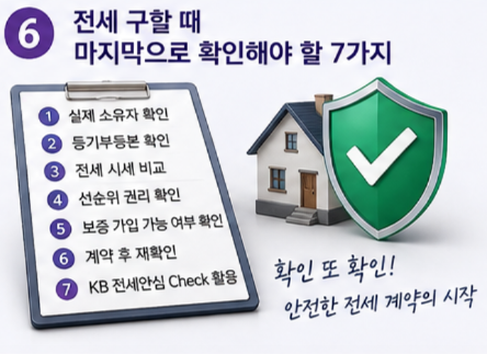 전세 구할 때 마지막으로 확인해야 할 7가지