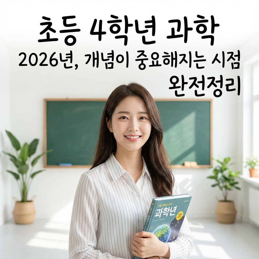 초등 4학년 과학 2026년 | 개념이 중요해지는 시점 완전정리