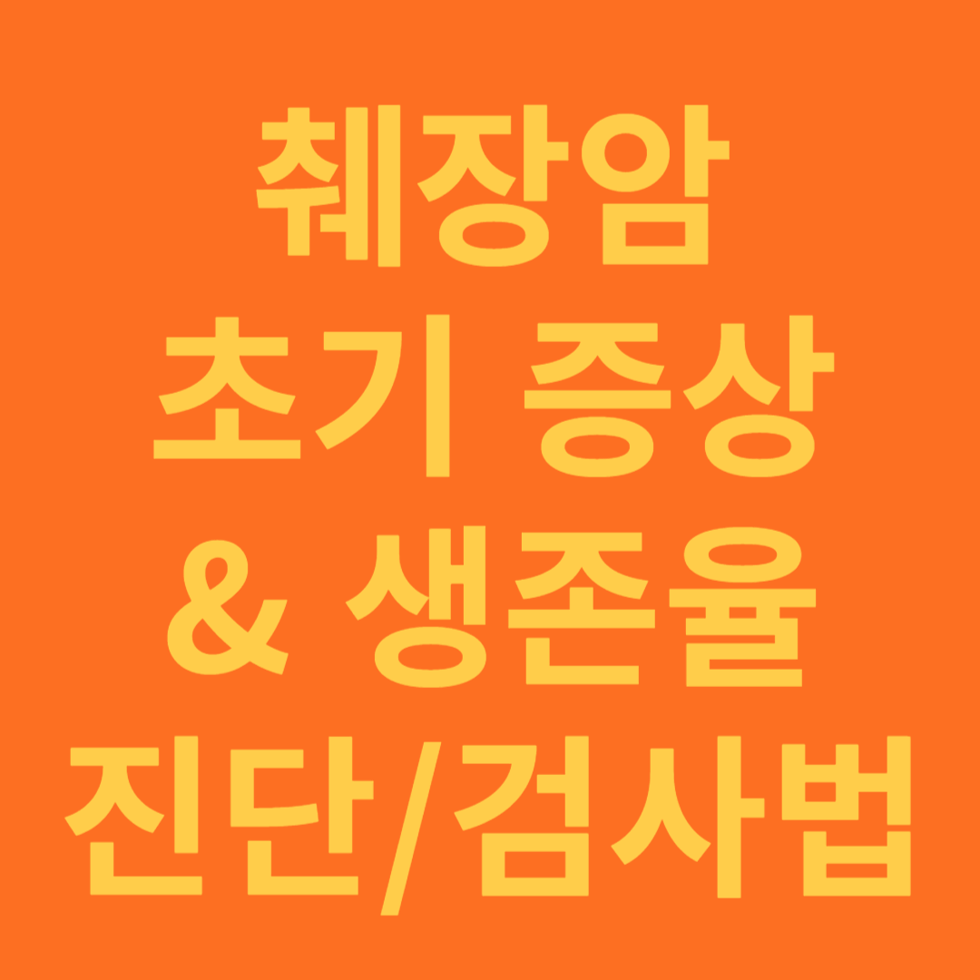 췌장암 증상과 진단과 검사 방법