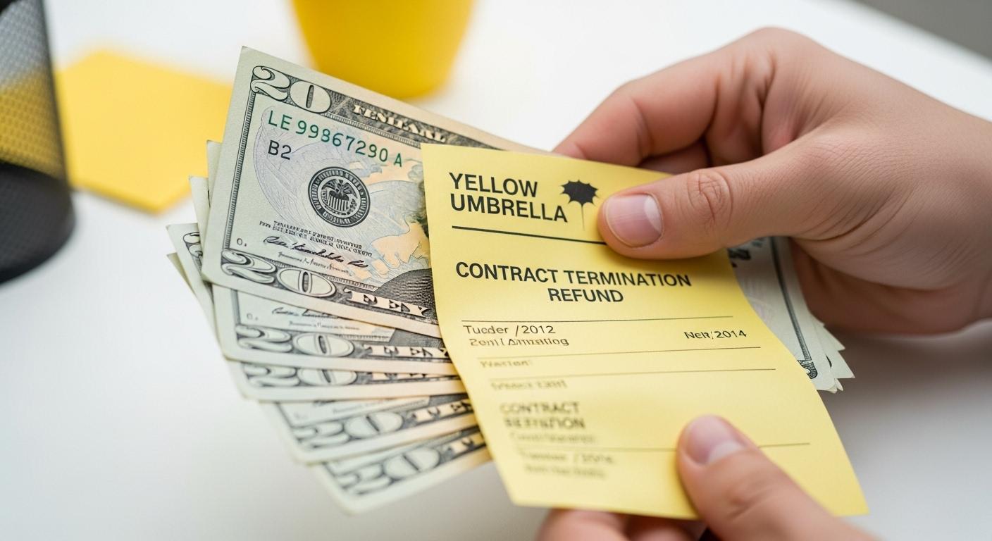 노란우산 중도해지 환급금