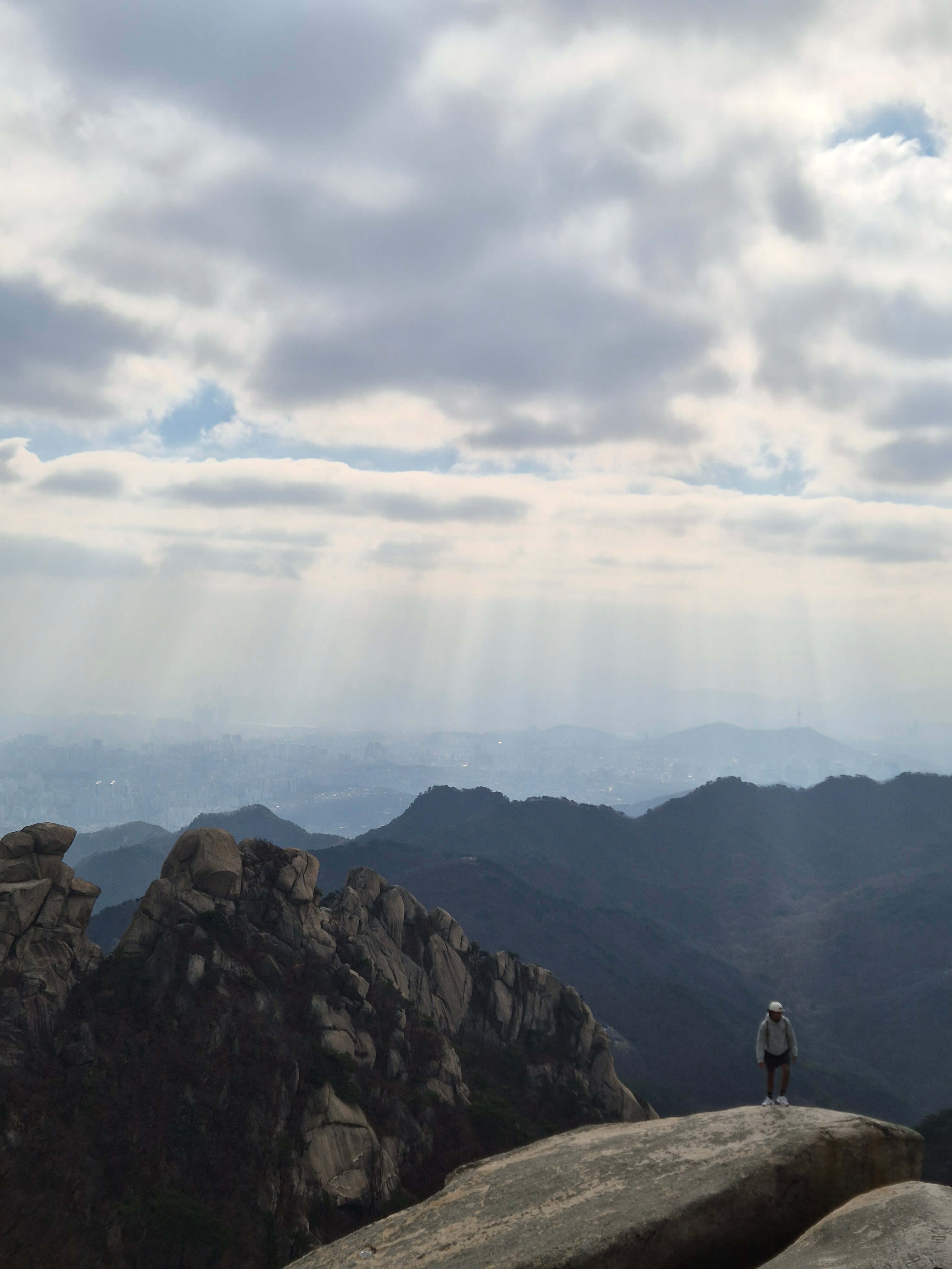 북한산 백운대 정상