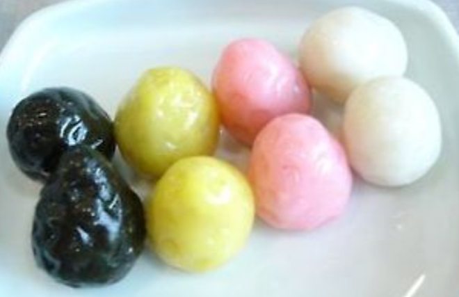 한국의 떡 종류 솔방울떡